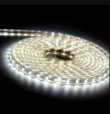 LED лента за външна употреба 10 м. - студено бяла светлина