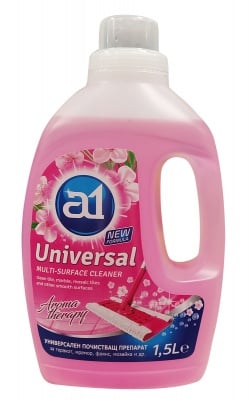 Универсален почистващ препарат за под A 1 -  1.5 л -  розов