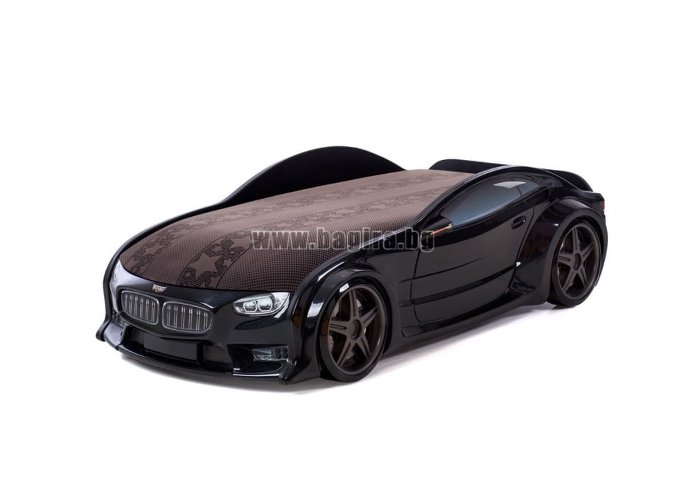 3D легло - кола черно BMW Neo + матрак